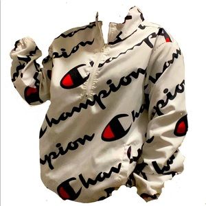 Champion logo windbreaker